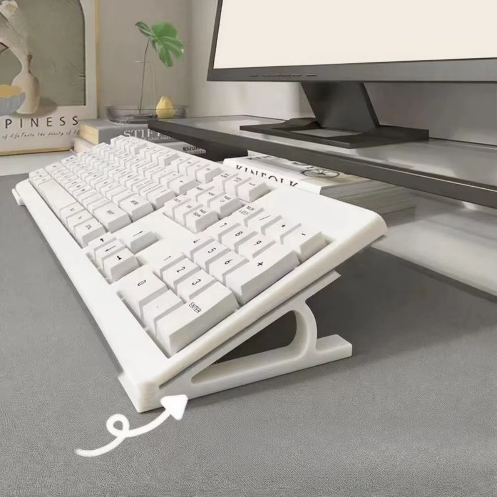 Esports Gaming Keyboard - 2pc Ergonomic Keyboard Riser For Office