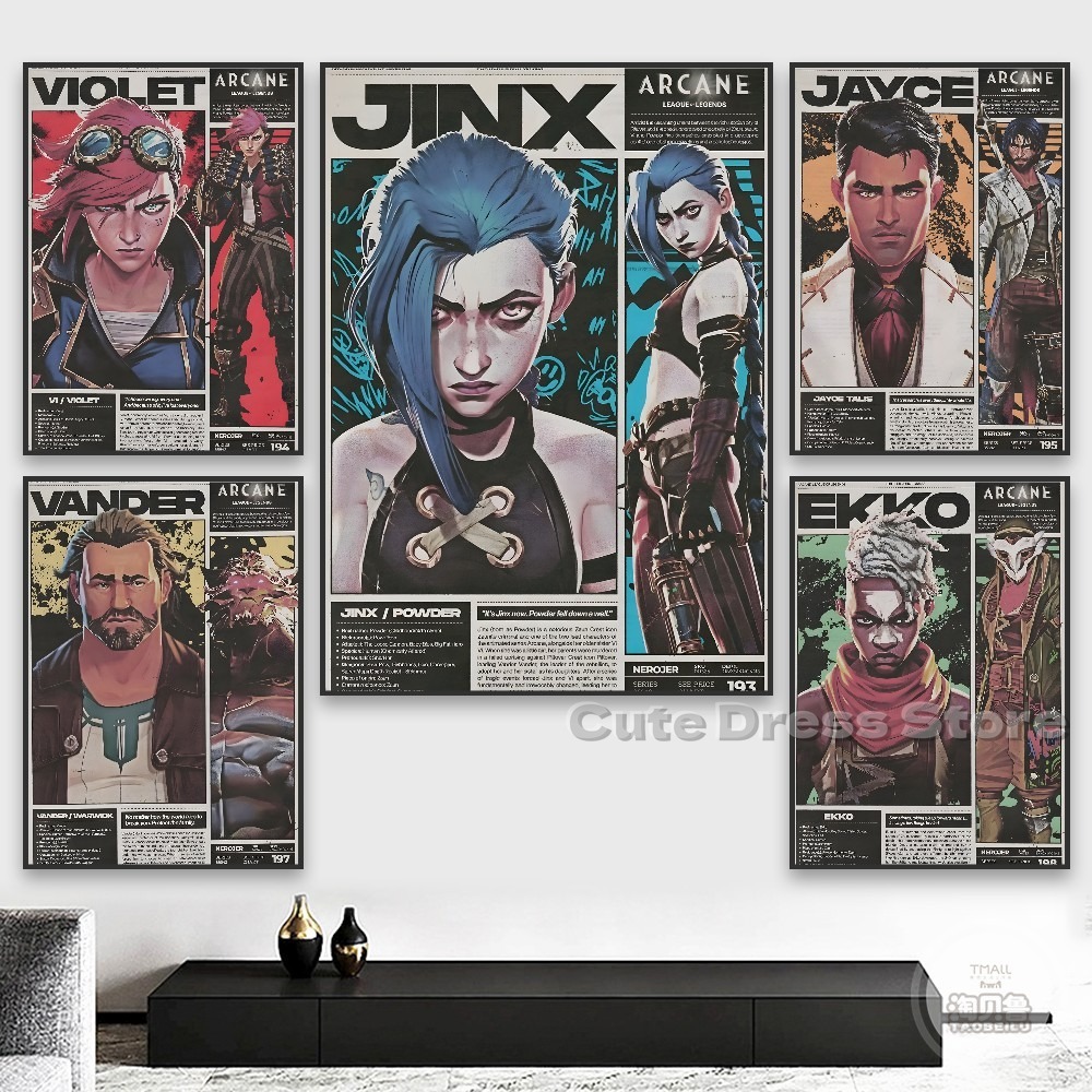 Arcane Canvas Print  Unframed  - đánh giá và giá Esports Gaming Poster