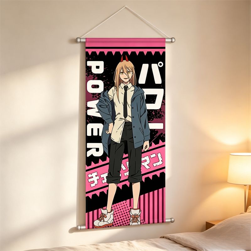 VIKAMA Chainsaw Man Wall Scrol - đánh giá và giá Esports Gaming Poster