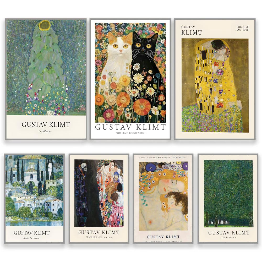 G-Gustav Klimt Art Interior De - đánh giá và giá Esports Gaming Poster