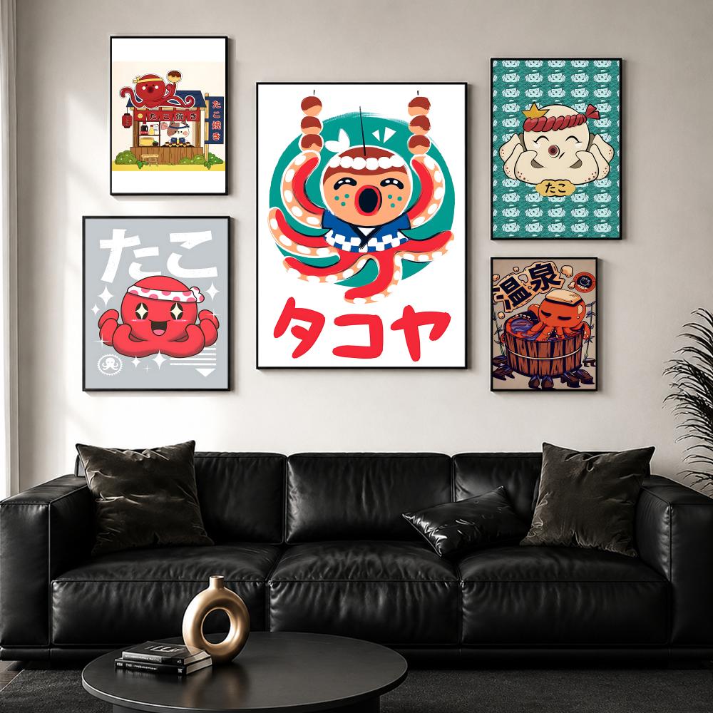 Cute Takoyaki Poster Wall Post - đánh giá và giá Esports Gaming Poster
