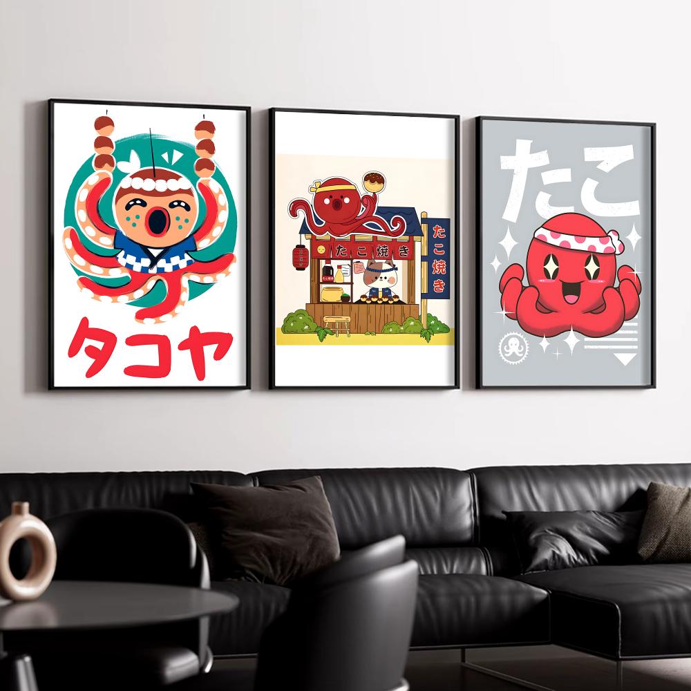 Cute Takoyaki Poster Wall Post - đánh giá và giá Esports Gaming Poster