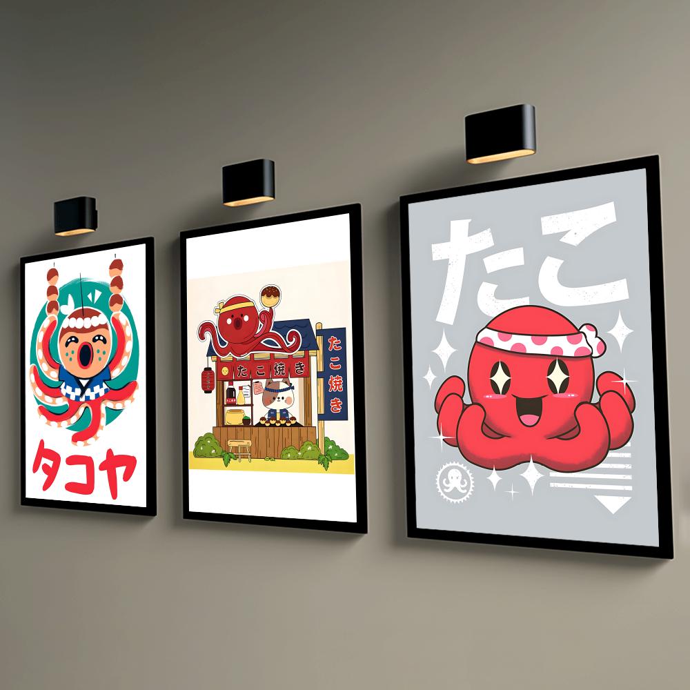 Cute Takoyaki Poster Wall Post - đánh giá và giá Esports Gaming Poster