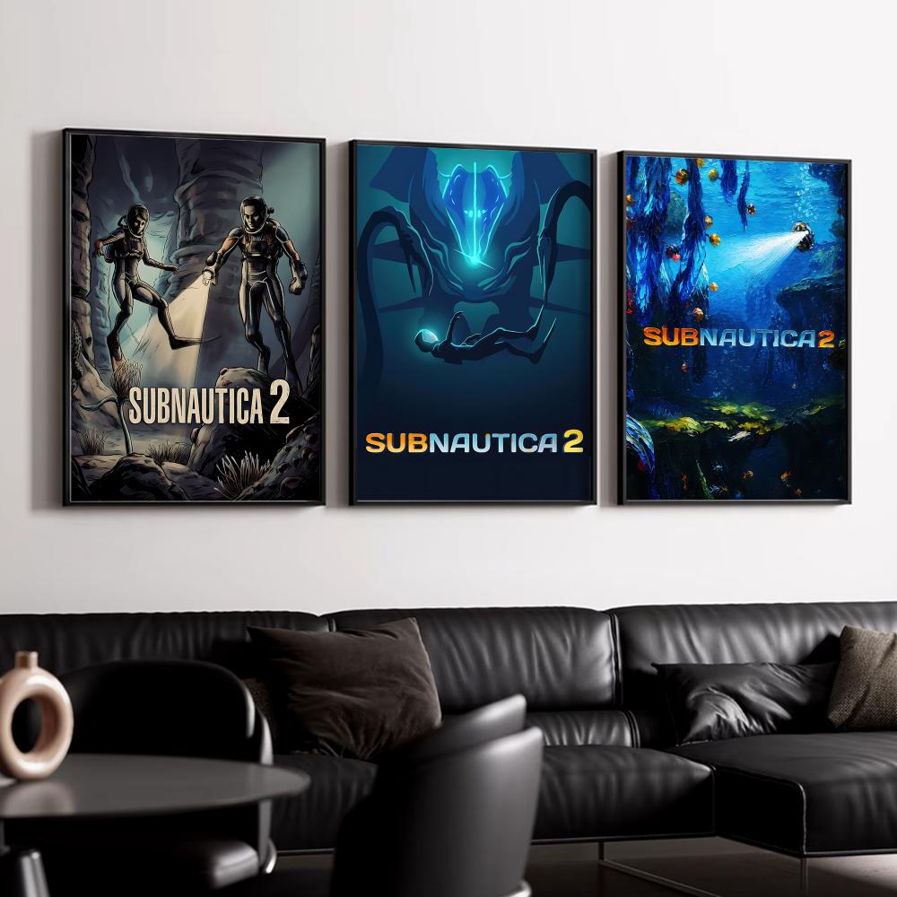 S-SubnauticaS 2 Poster HD Wall - đánh giá và giá Esports Gaming Poster