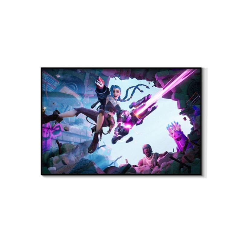 Arcane Jinx Double Version Unf - đánh giá và giá Esports Gaming Poster