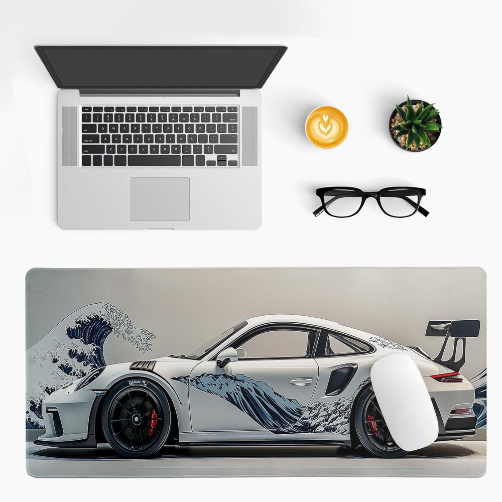Ukiyo-e Style Sports Car Large - đánh giá và giá Esports Gaming Pad