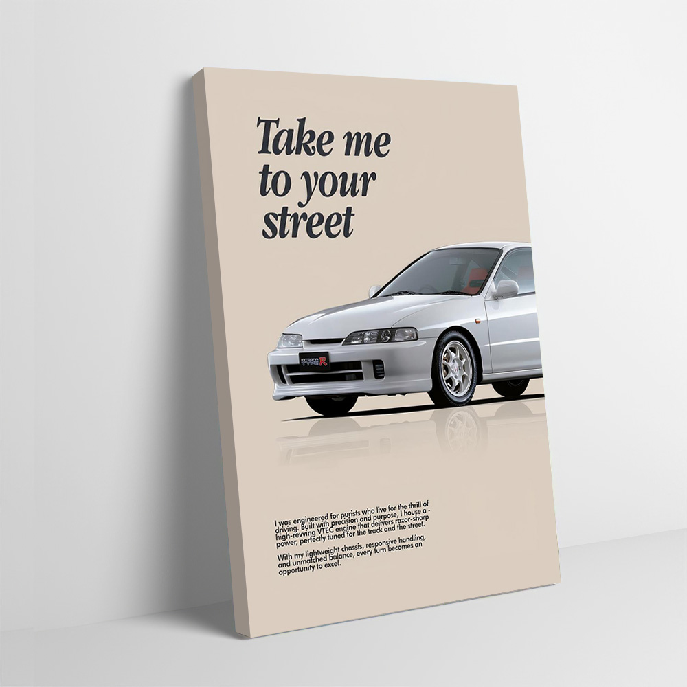 Sports Car Integra Type R Prin - đánh giá và giá Esports Gaming Poster