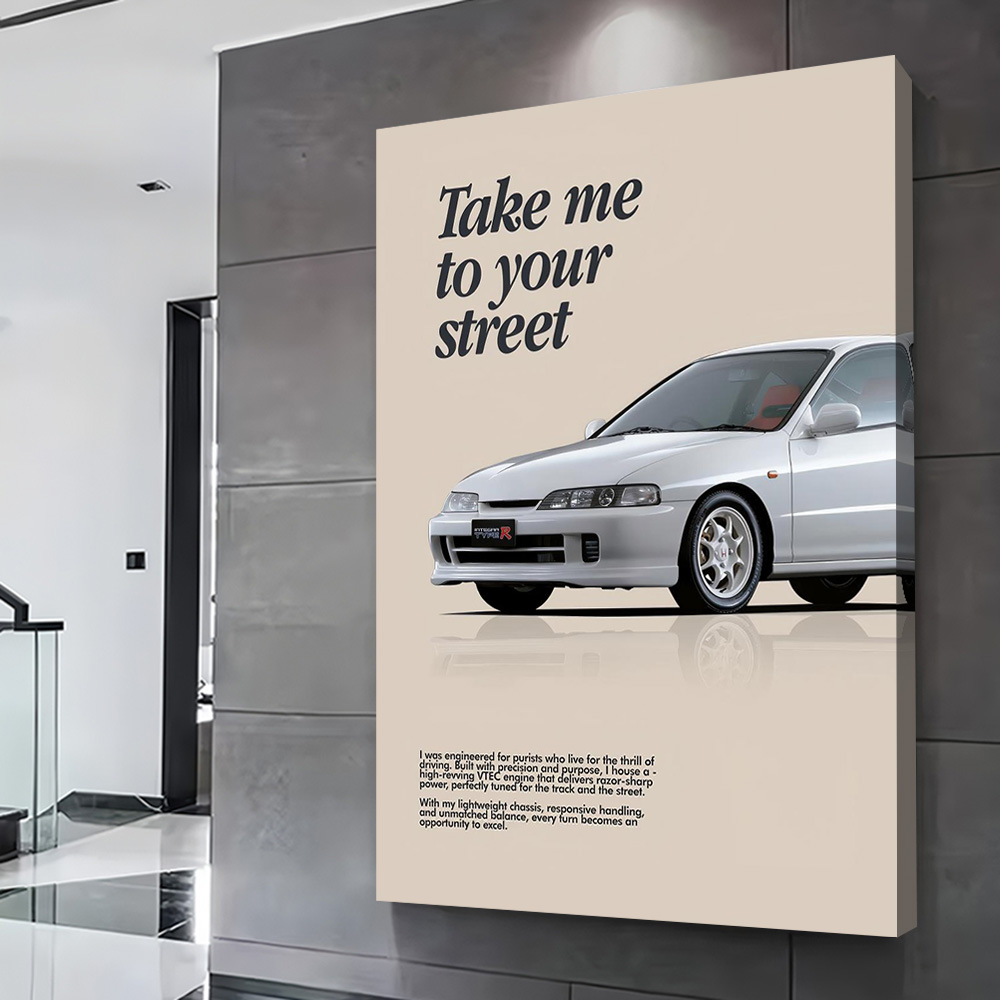 Sports Car Integra Type R Prin - đánh giá và giá Esports Gaming Poster