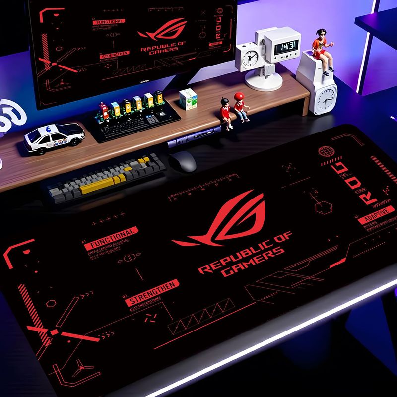 VIKAMA Black Pink ROG Tech Cir - đánh giá và giá Esports Gaming Logos